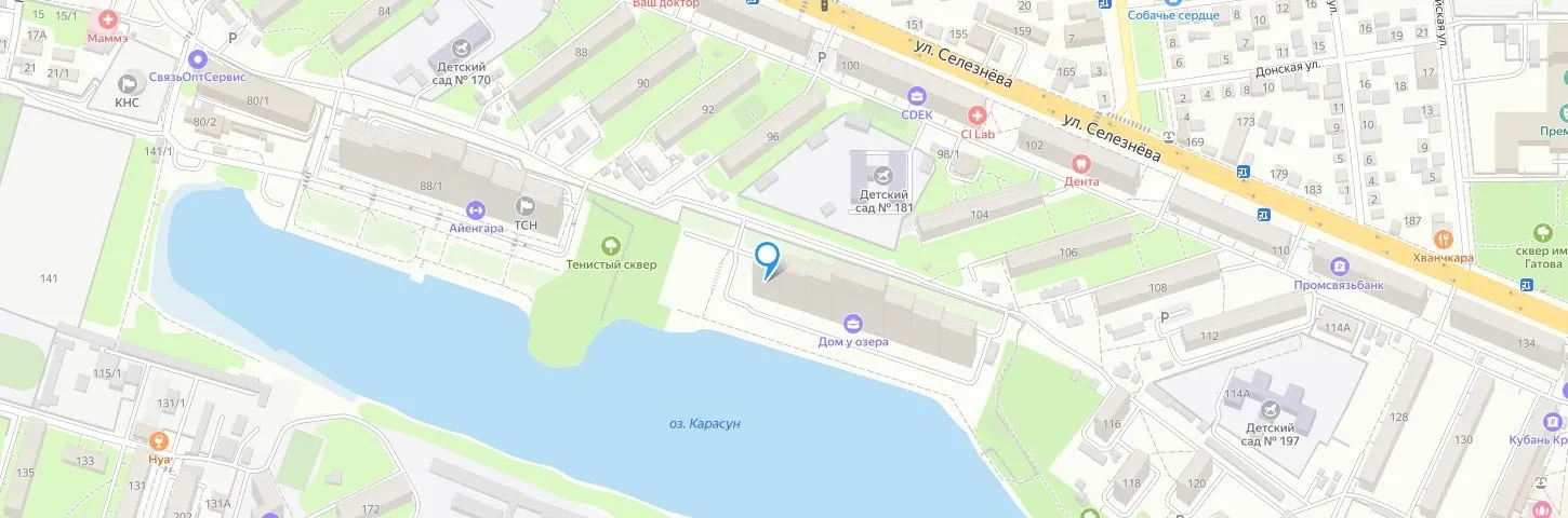 Карта выезда мастера по Краснодару, Туапсе и окрестностям